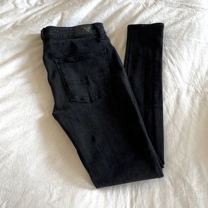 Black American Eagle Skinny Jeans